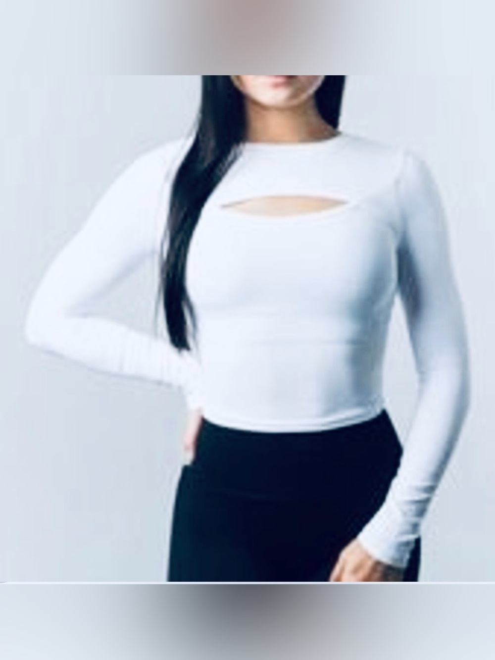 Alphalete Keyhole Top Mint Green color